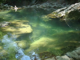 Голубое озеро