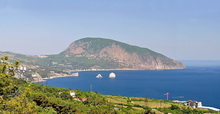 Достопримечательности Крыма: гора Аю-Даг